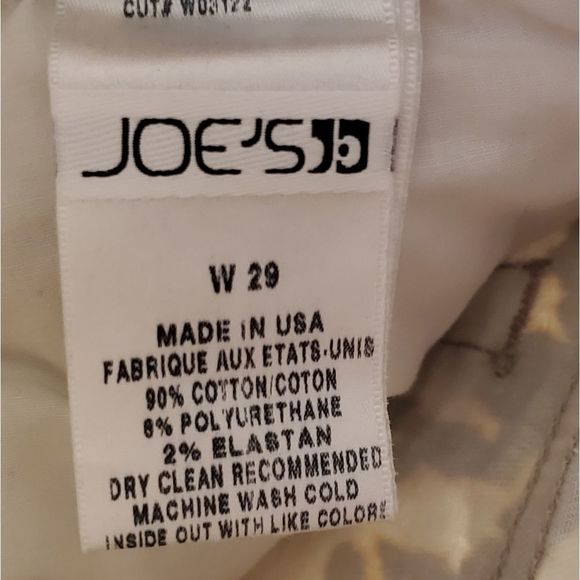 Joe's Jeans Wild Collection Cheetah leopard high rise stretch jeans‎ size 29 new - Picture 7 of 10